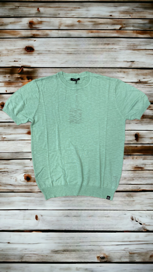 T-SHIRT COTONE FIAMMATO BTM05 VERDE ACQUA TELAMIRA SS 24