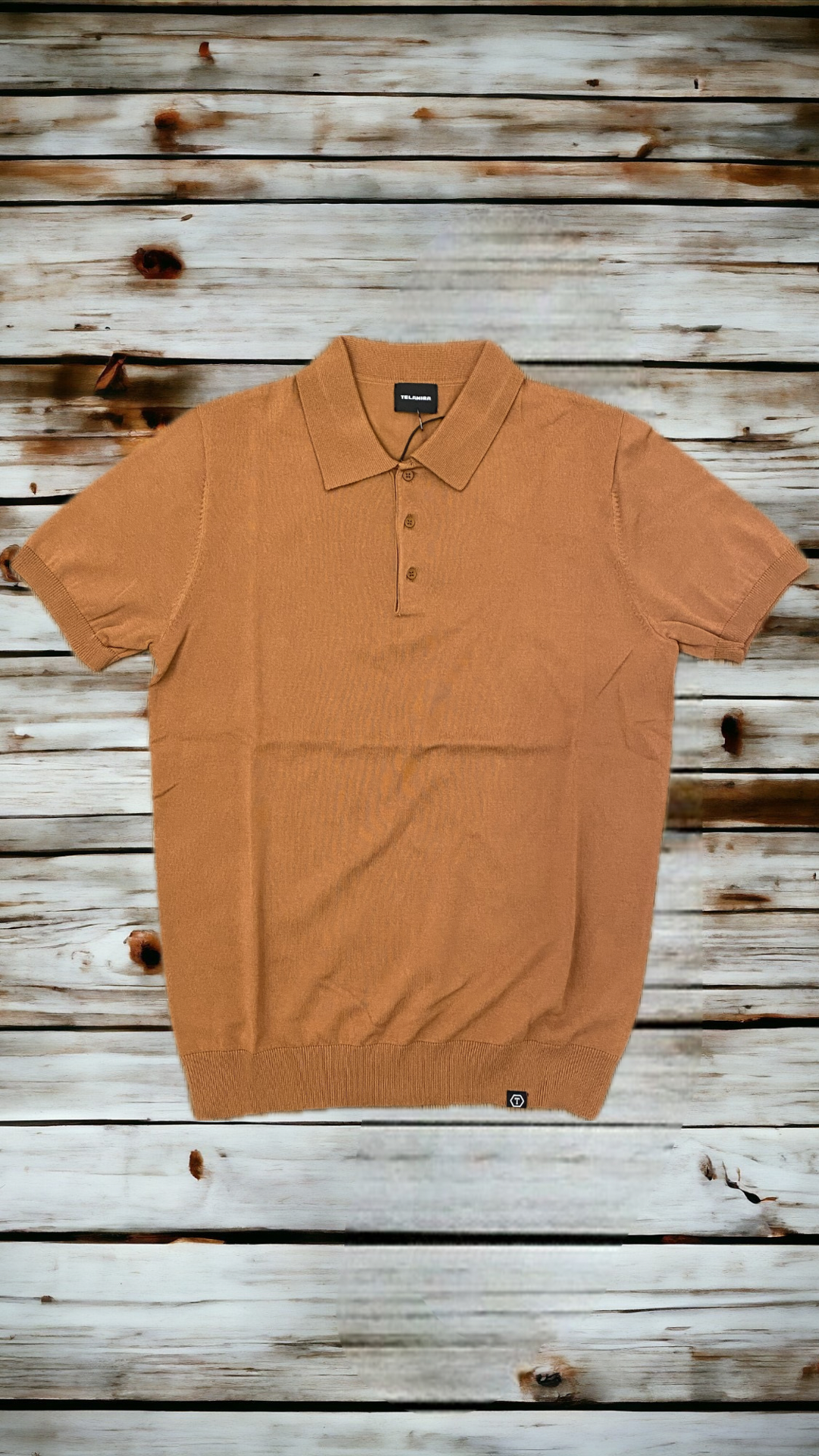 Polo in viscosa TABACCO MV-006 SS24