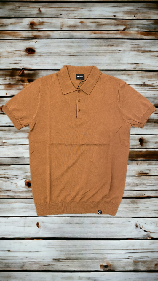 Polo in viscosa TABACCO MV-006 SS24