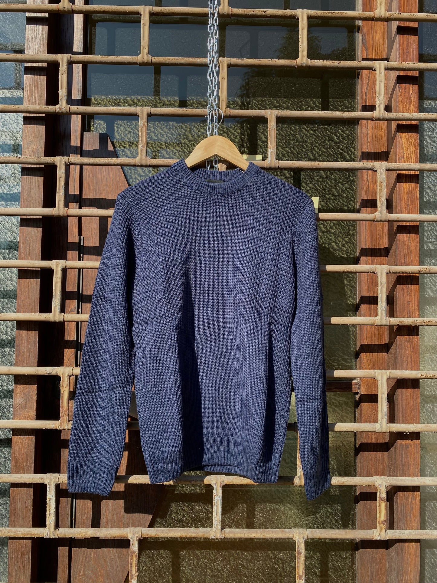 Maglia Lana girocollo Blu Telamira MV-040 A/W 25