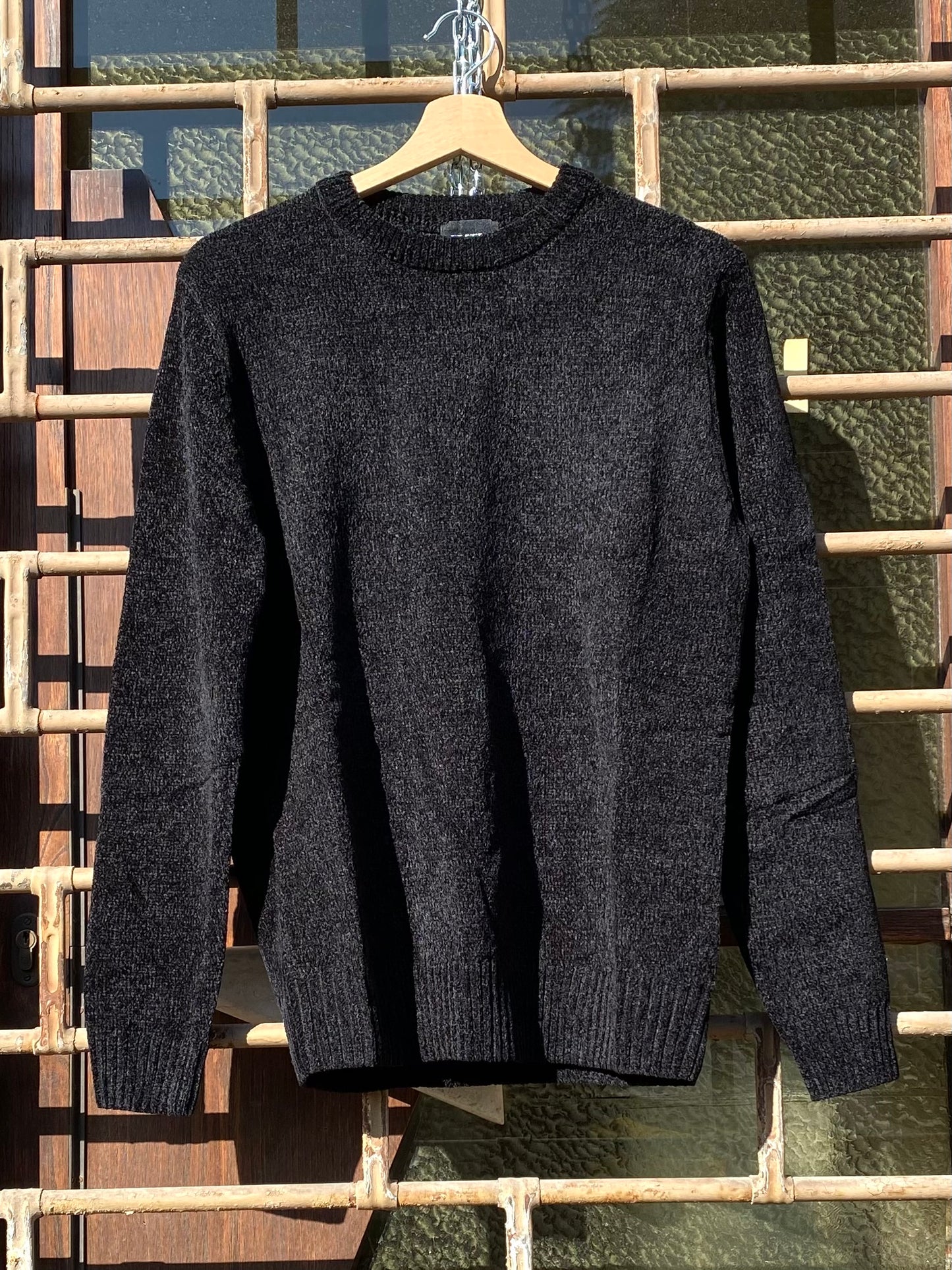 Maglione Ciniglia Nero MV-015 A/W 25