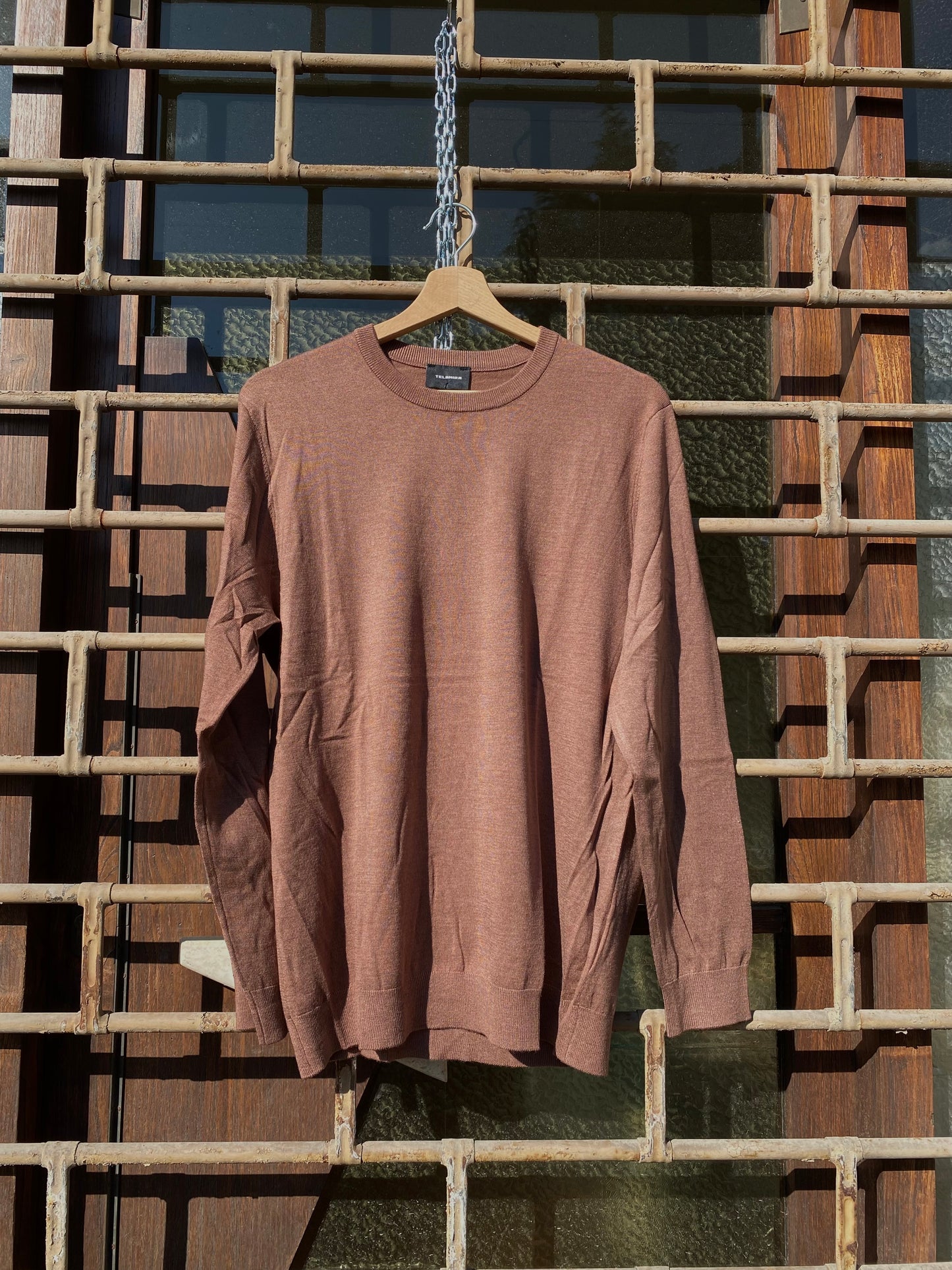 Maglia Lana girocollo Cacao Telamitra MV-040 A/W 25