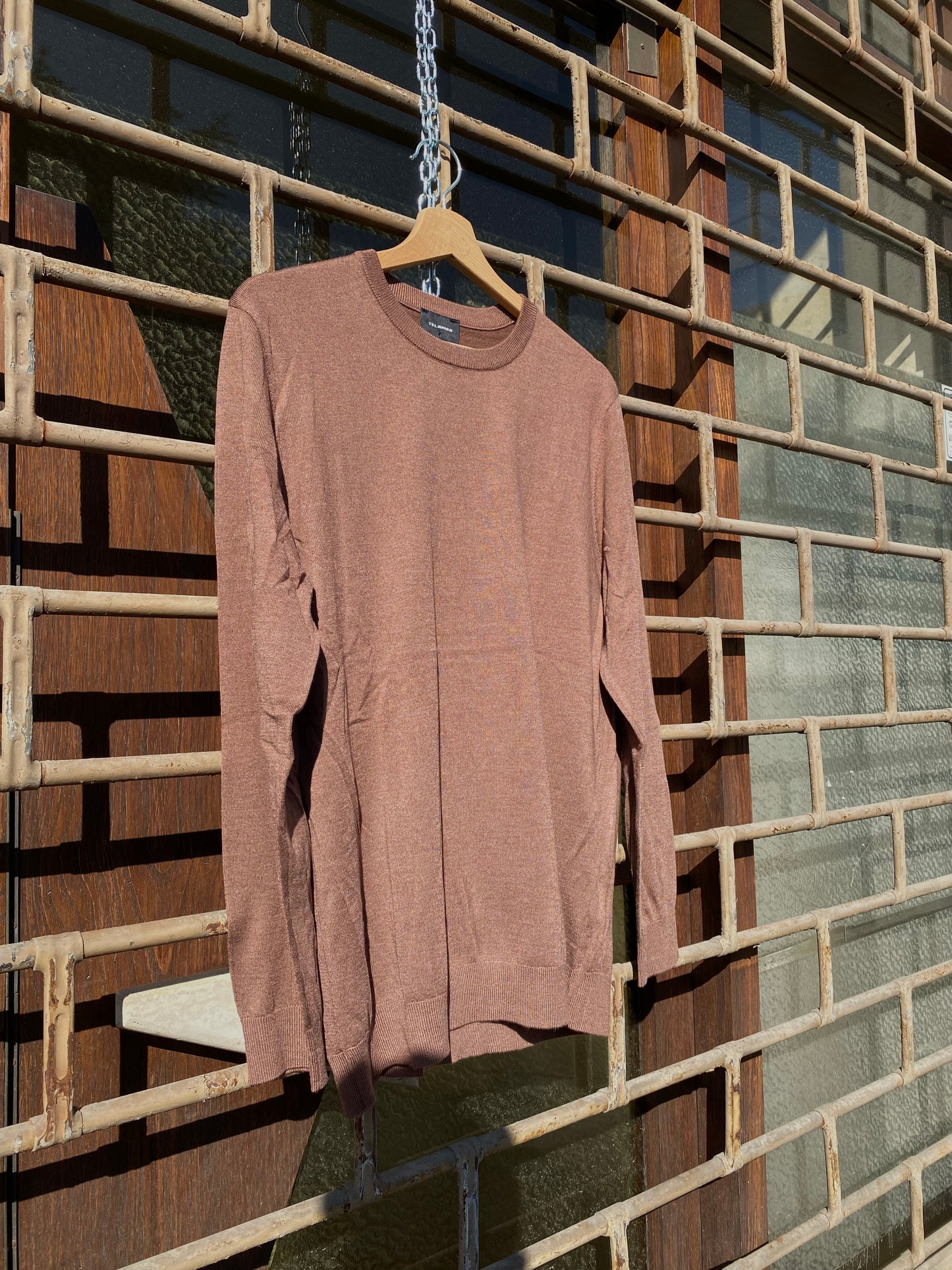 Maglia Lana girocollo Cacao Telamitra MV-040 A/W 25