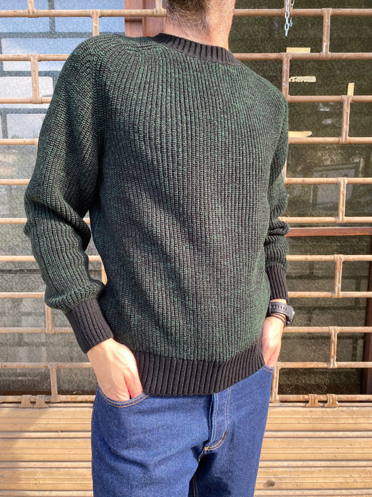 Maglione girocollo c/inglese Verde MA2060 A/W 25