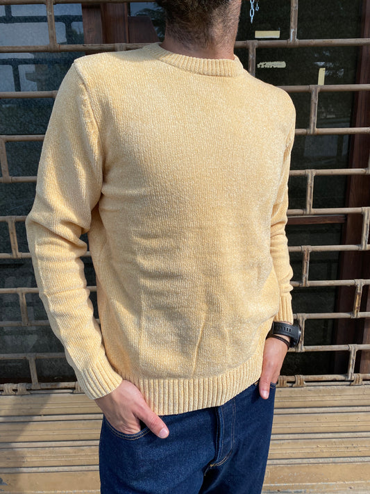 Maglione Ciniglia Giallo MV-015 A/W 25