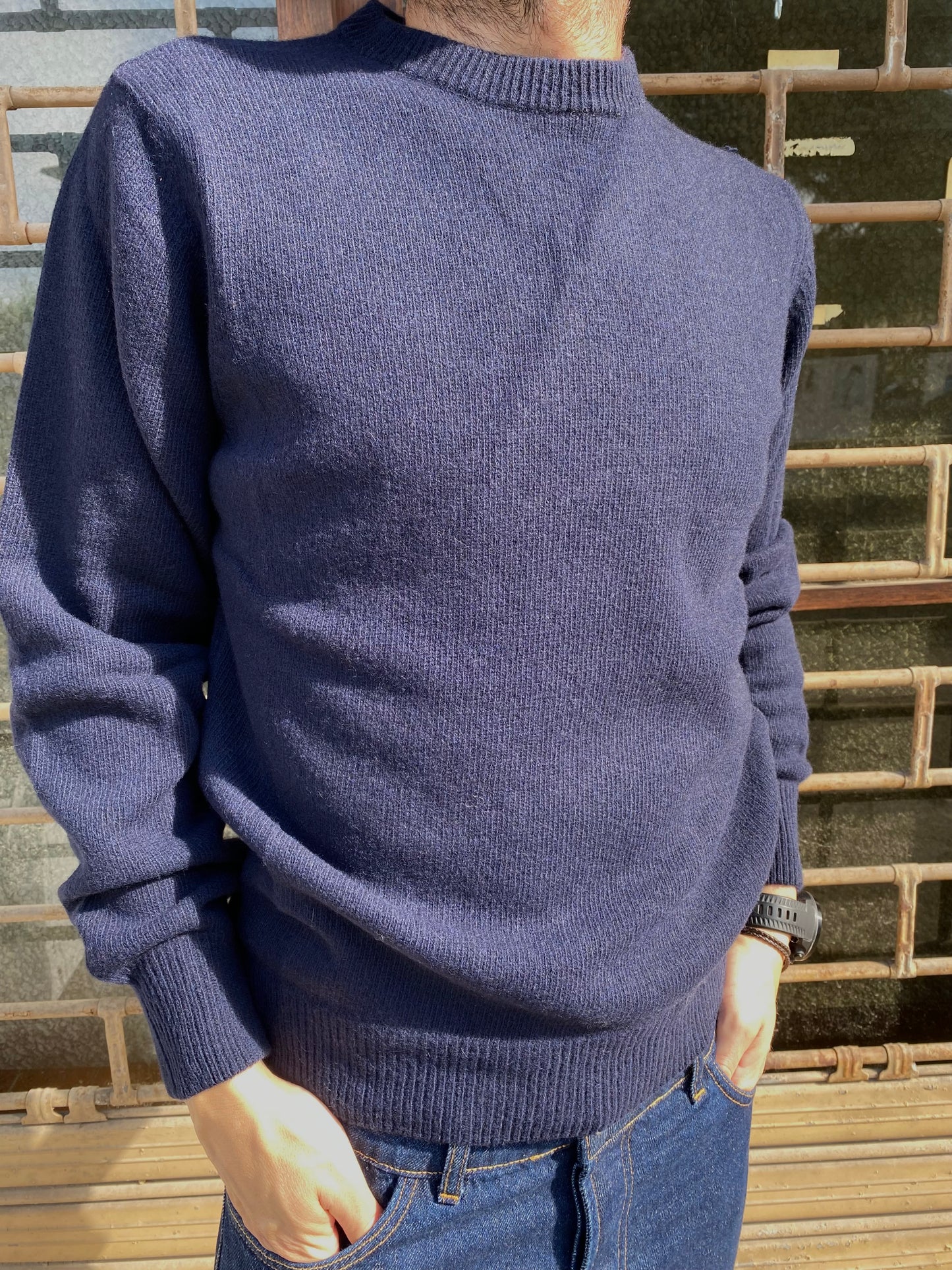 Maglione Cashmere Blu STM100 A/W 25