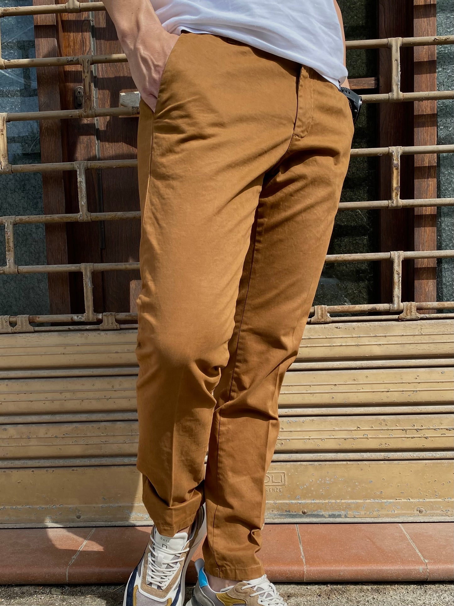 Pantalone raso Chinos Slim Tabacco AC356 A/W 25