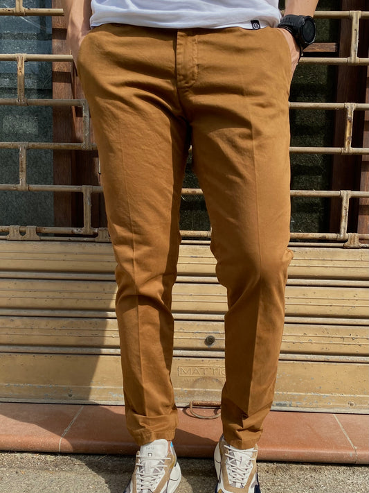 Pantalone raso Chinos Slim Tabacco AC356 A/W 25