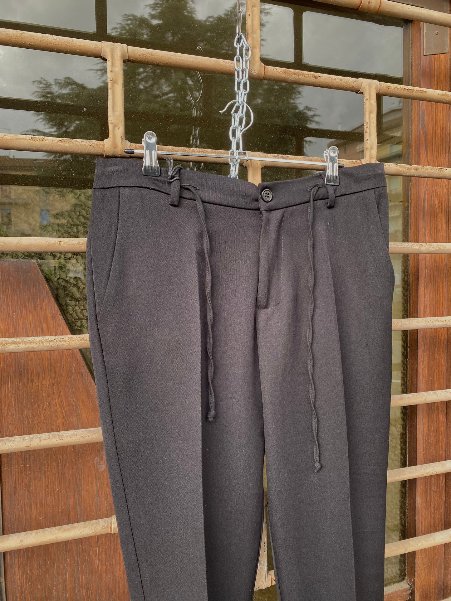 Pantalaccio poliviscosa Nero GTP02 A/W 25