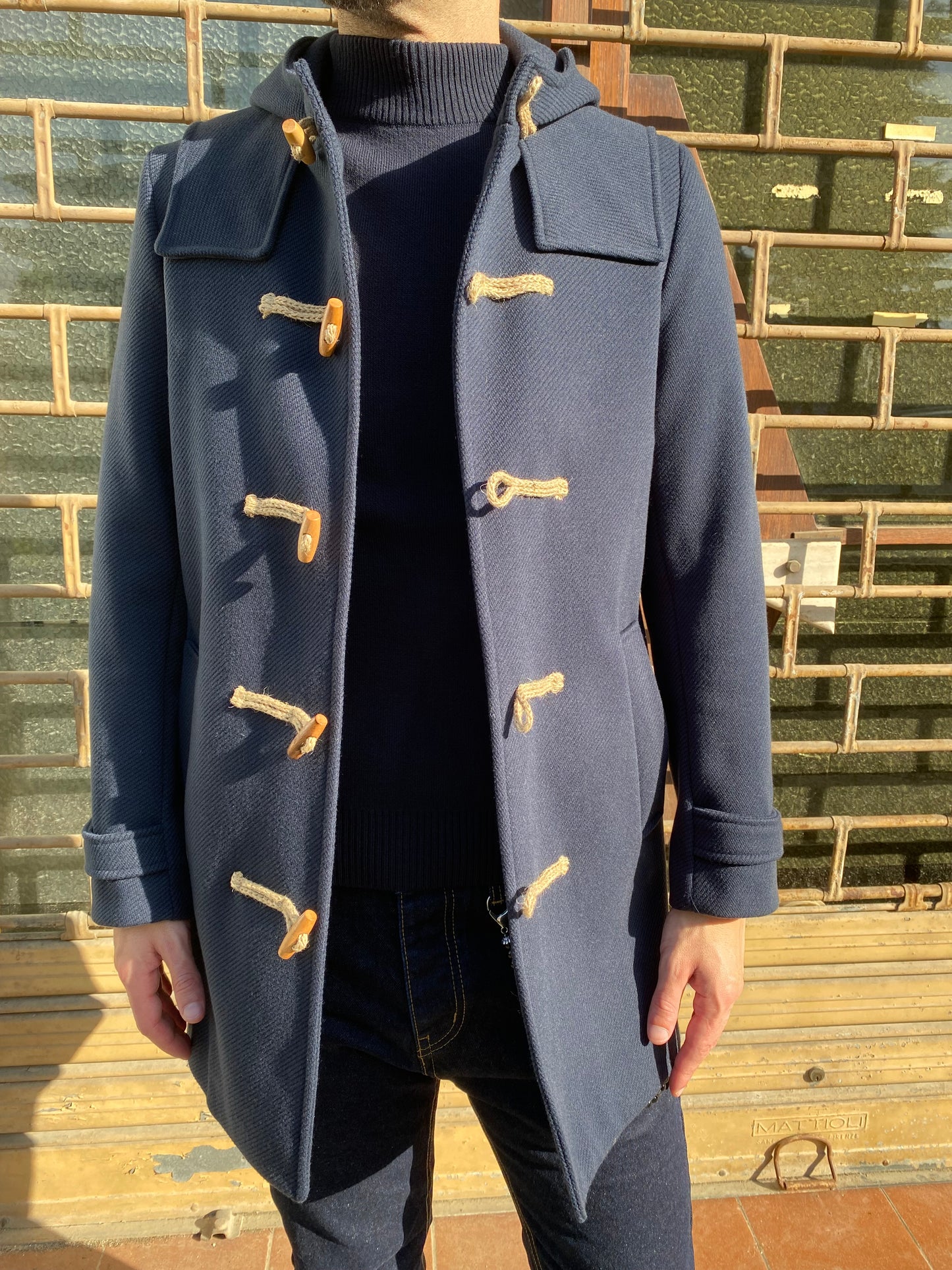 Cappotto Montgomery Blu GEN002 A/W25