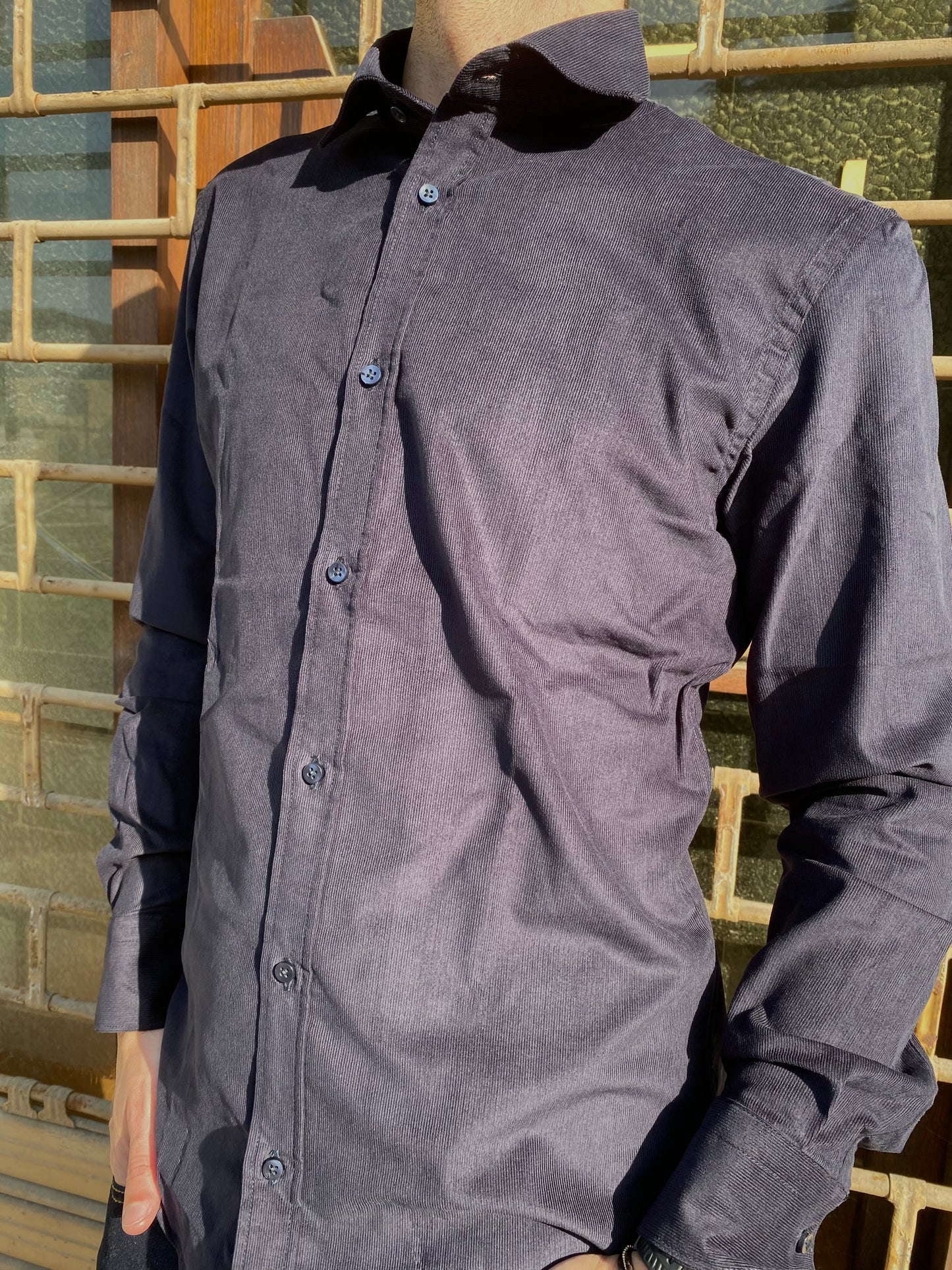 Camicia velluto Blu DOLOMITI A/W 25