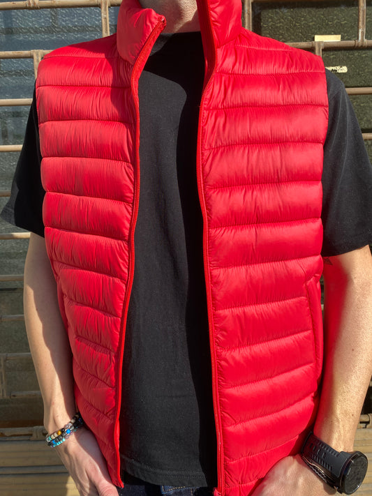 Gilet smanicato Rosso GT030 A/W 25