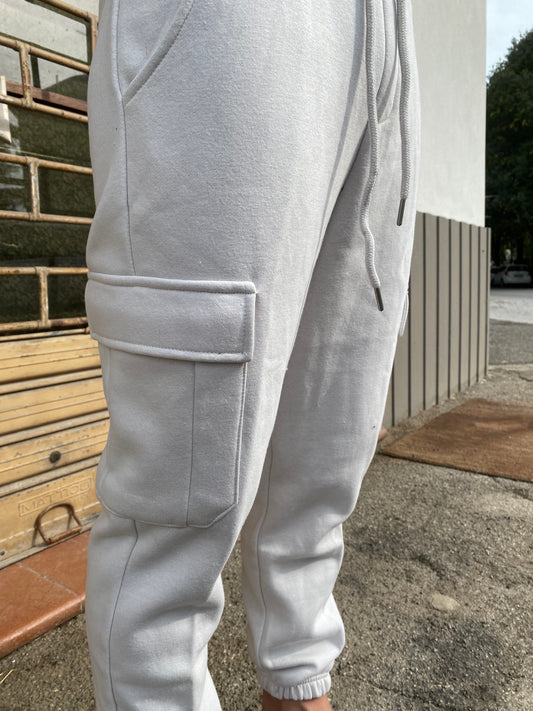 Pantalone Tuta con tasche TELAMIRA Ghiaccio